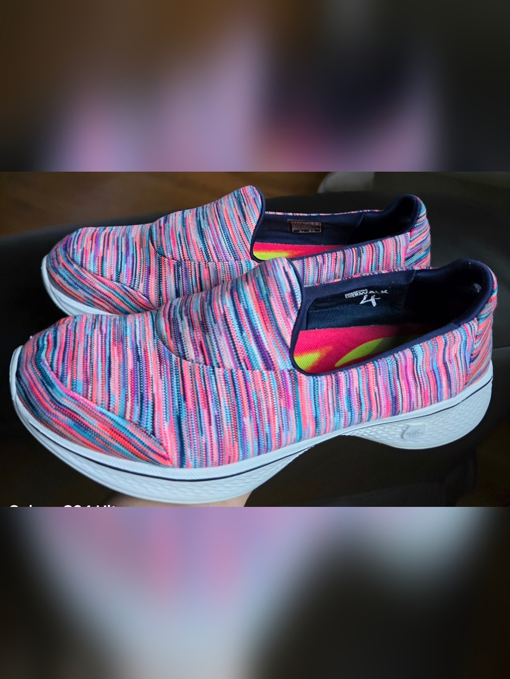 Sz 11 Women's SKECHERS GO WALK 4 Slip-on Walking Shoes